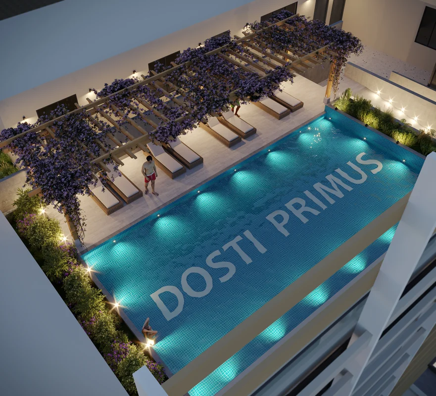 Dosti Primus Swimming Pool Top View